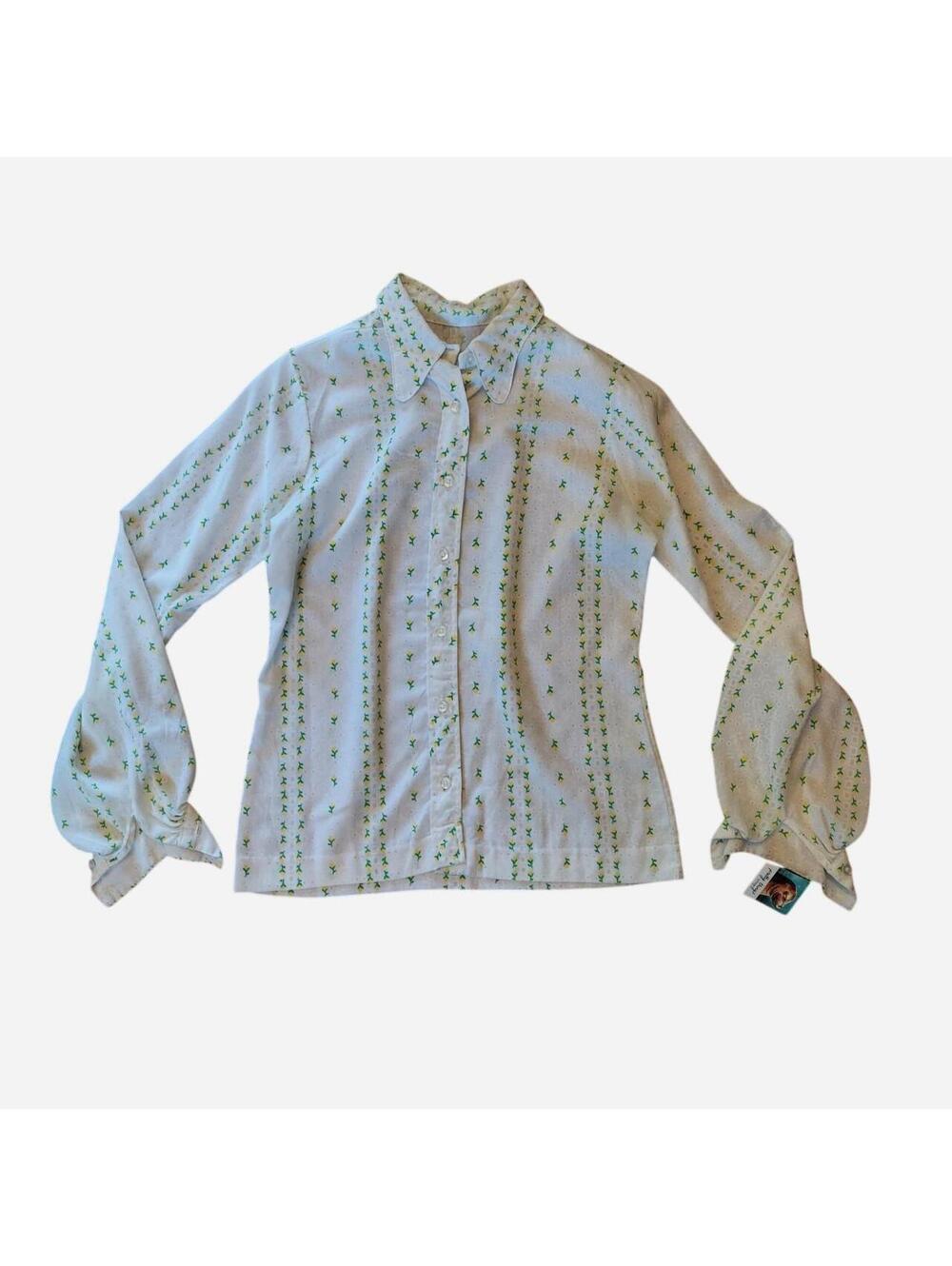 American Vintage Women's White and Multi Blous